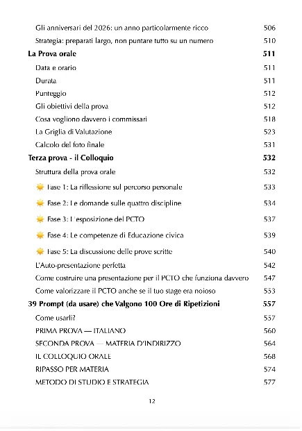 Indice Maturello, pagina 10