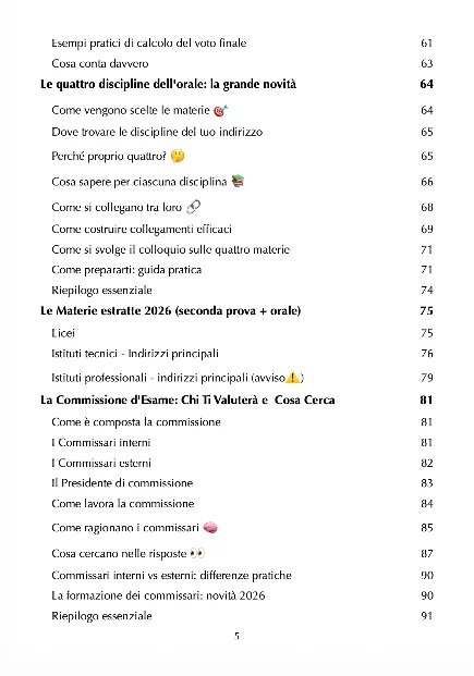 Indice Maturello, pagina 3